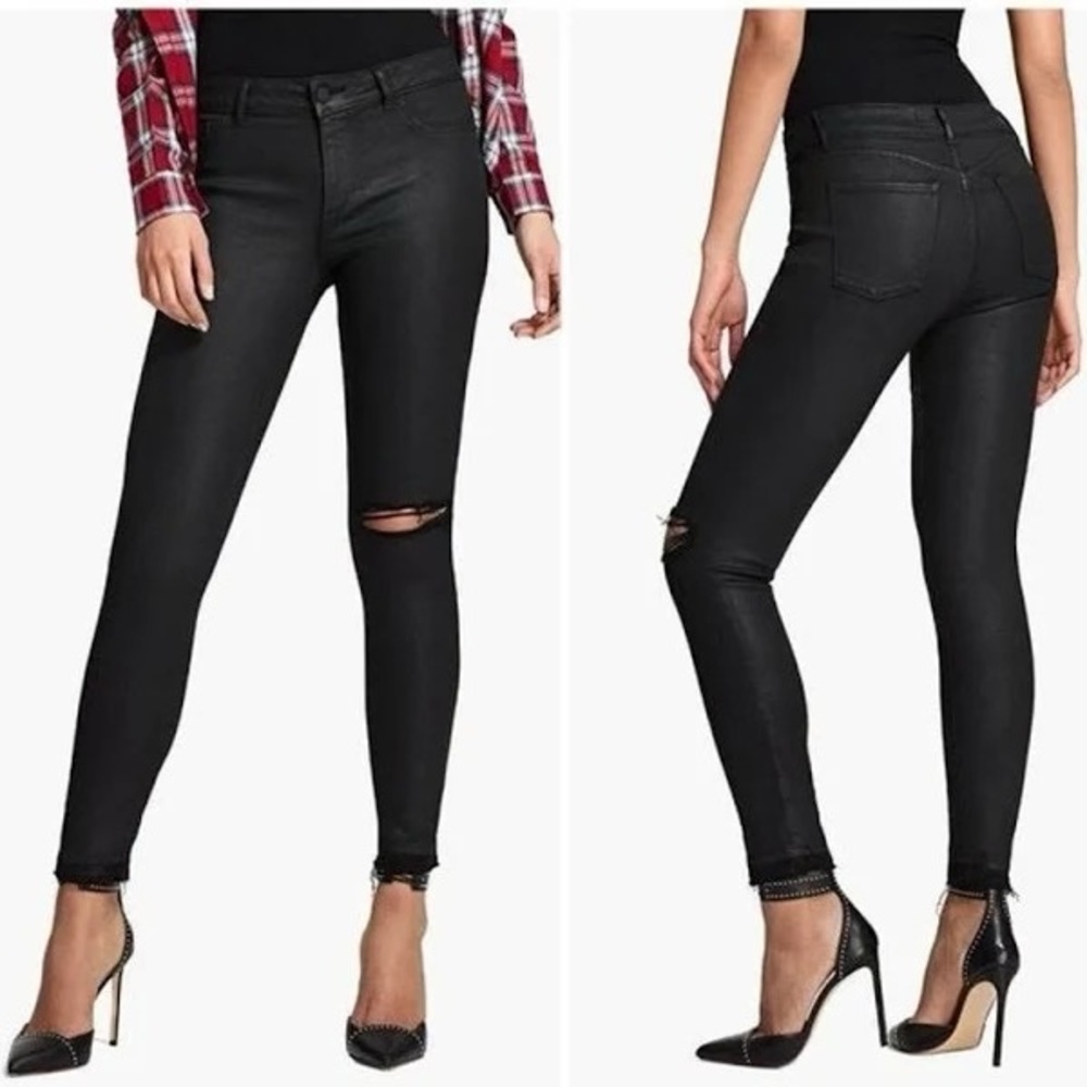 DL1961 Margaux Mid-Rise Ankle Skinny (Habasu)